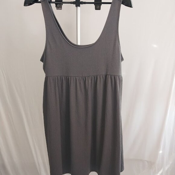 Wild Fable Gray Shoulder Tie Sleeveless Dress - Picture 4 of 6